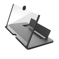 10/12 Inch HD Screen Magnifier Folding Mobile Phone Desktop Stand 3D Mobile Phone Screen Magnifying Glass Video Amplifier Stand