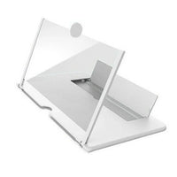 10/12 Inch HD Screen Magnifier Folding Mobile Phone Desktop Stand 3D Mobile Phone Screen Magnifying Glass Video Amplifier Stand