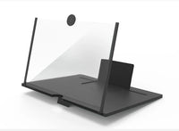 10/12 Inch HD Screen Magnifier Folding Mobile Phone Desktop Stand 3D Mobile Phone Screen Magnifying Glass Video Amplifier Stand