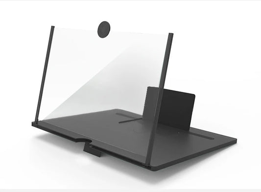 10/12 Inch HD Screen Magnifier Folding Mobile Phone Desktop Stand 3D Mobile Phone Screen Magnifying Glass Video Amplifier Stand